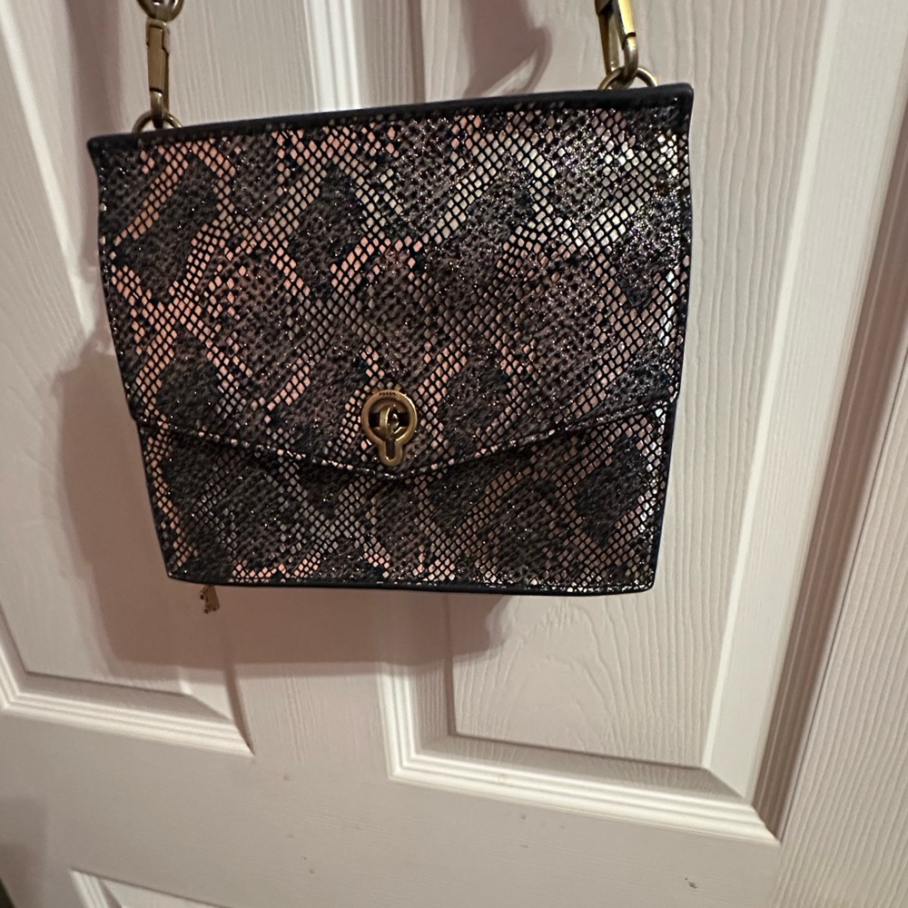 Fossil Elegant Black and Brown Women's Bag